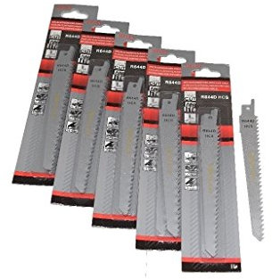Reciprocating Sabre Saw Blades R644D 150mm Long High Carbon Steel HCS 25 Pack Fits AEG, Batavia, Black & Decker, Bosch, Clarke, Dewalt, Einhell, Ferm, flex and Hilti By Ufixt