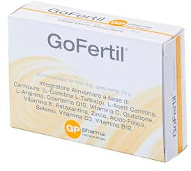 GoFertil® Miglior integratori fertilità maschile per Rinforzare la Fertilità dell'uomo Combatte l'Oligospermia e l' infertilità maschile integratori Aumenta la conta spermica e la mobilità