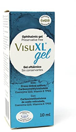 VisuXL gel – Das erste und einizge smarte Augengel - zur Therapie trockener Augen und Rötung - Tag- und Nacht-Komfort - langanhaltende Linderung - 10 ml