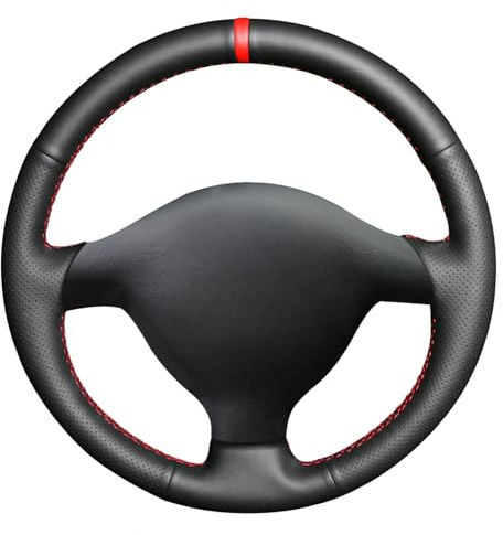 MEWANT Lenkradabdeckung für Volkswagen VW Golf 4 (IV) 1997-2004/Passat B5 1997-2002/Passat Variant 1997-2004/Polo 1999-2001/Bora 1998-2005/Sharan 2005/Seat Leon MK1/Toledo/Skoda Fabia 1