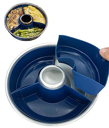 STYYL Silikonform 3-geteilt passend für Omnia® oder Roadbaker Backofen | Silikoneinsatz | Backform | Auflaufform | Kuchenform | Silikonbackform | für Omnia Sweden oder Roadbaker