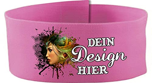 Klett Armbinde 5 cm personalisiert mit deinem Wunschtext oder Logo