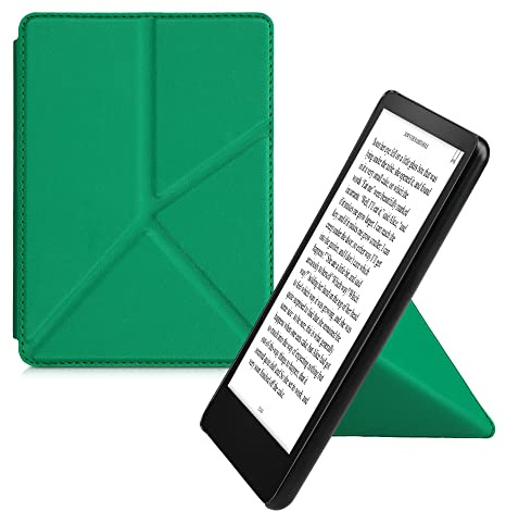 kwmobile Étui Compatible avec Amazon Kindle Paperwhite 11. Generation 2021 Coque - Étui à Rabat magnétique Tablette eReader Similicuir - Vert