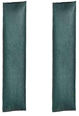 KNONAP Wasseraktivierte Hochwassersperre – SandsackAlternative, wasseraktivierte Sandsäcke für Überschwemmungen, wiederverwendbare Hochwassersperre, Sandsäcke für Zuhause, Garagentore, Fenster (2