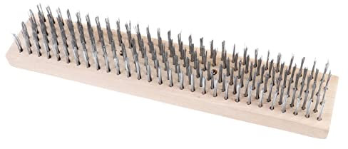 Beavorty Cepillo De Limpieza De Alambre De Acero Para Patios Cepillo Para Desoxidar Para Bricolaje y Limpieza De Jardines