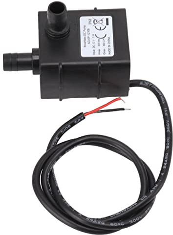 Pompe à Moteur sans Balais DC 12V, Mini Pompe Submersible de Refroidissement par Eau à Faible Bruit, Pompe Centrifuge, Fontaines de Paysage