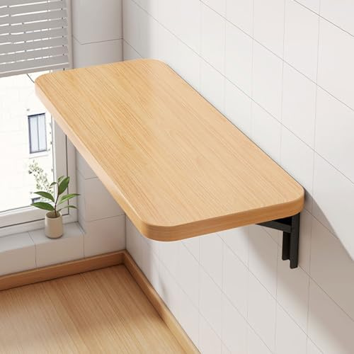 Mesa plegable montada en la pared para el hogar, oficina, lavandería, garaje (blanco, 40 x 120 cm)