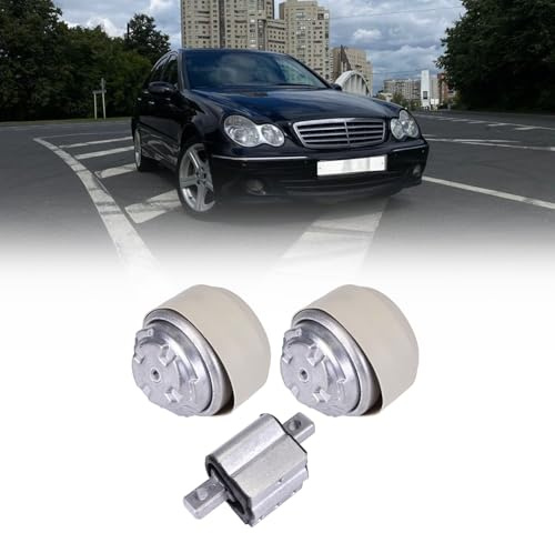 ISAKEN ISAKEN 3 Stück Motorhalterungs-Set für C E-KLASSE W203 CLK C209 W211 Getriebelager Automatikgetriebe 36918, 38865, 36363 Motorlager Motorhalterungen