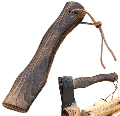Manche de hachette - Manche de hachette robuste en bois, poignée de rechange robuste | Manche pour outil de fendage, manche pour hache-bois de chauffage, manche pour équipement de plein air, équipemen