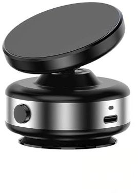 Maglock Magnetic Phone Holder Electric Car Mount, Innovative Double-Sided Design Vacuum Suction Cup Magnetic Bracket, Rotatable in Car Holders for iphone 12 13 14 15 16 Pro Max Plus Navigation