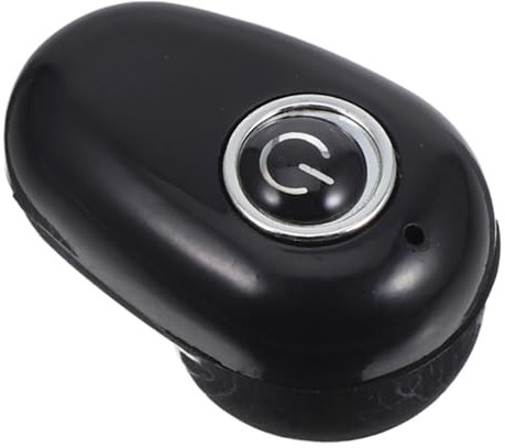 Veemoon Auriculares De Botón Inalámbricos Auriculares Estéreo Manos Libres para Teléfono Cancelación De Ruido Negro