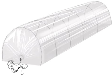 PE Greenhouse Film, Cover Film, Strong, Extra Thick Foil Greenhouse, Tear-Resistant Garden Film, Winterproof, Transparent Film Tunnel, Plastic Film Strong, PE Film for Vegetable Beds, Garden, Tomato