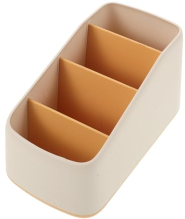 EPIGEIST Caja Organizadora de Mando Distancia con Compartimentos Almacenamiento Práctico para Escritorio y Cosméticos Diseño Resistente y Elegante para Hogar y Oficina
