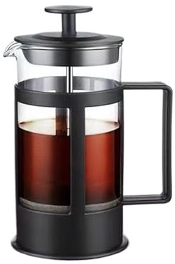 YGLEEULI Cafetera De Vidrio Resistente Al Calor, Percolación Con Filtro, Tetera, Prensa, 600 Ml Cafetera Francesa(300ml)