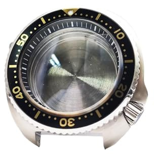 NLNKDTDPAK Tuna SKX 6105 43 mm klockfodral Safirglas NH35 Vattentätt fodral Passar for NH36 SKX007 SKX009 Automatiskt urverk(G3)