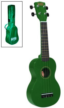 Mahalo Ukulele - Sopran m. Tasche - grün