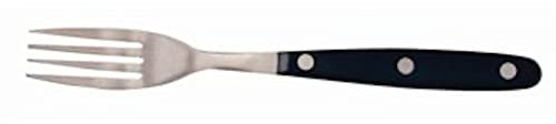 Stalwart C135 Steak Fork, Black Handle (Pack of 12)