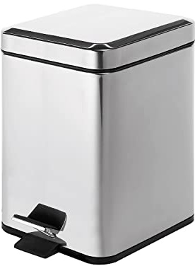 Gedy - Papelera Cuadrada Argenta 3L.Cromo (22091300000)