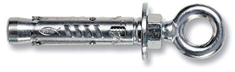 Fischer Tasselli Metallici in acciaio TA M 6 O con occhiolo (50 Pz.)