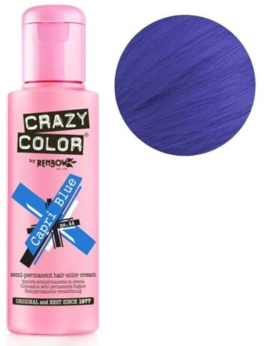 Crazy Color Capri Blue no 44, 100ml - Farbcreme Capri - Blau