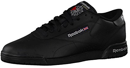 Reebok Exofit Lo Clean Logo Int Zapatillas de gimnasia para Hombre, Intense Black Silver Silver, 42.5 EU