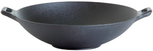 PaellaWorld 4530 Wok en Fonte Massive Ø 30 cm