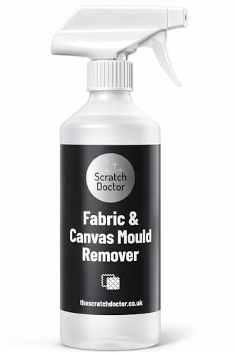 Fabric & Canvas Mould Remover Spray for Convertible Roofs, Outdoor Furniture, Tents & Upholstery Non Bleach Safe Formula (500ml)