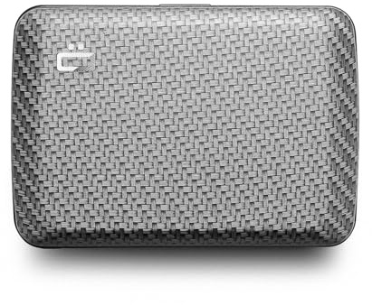 ÖGON -DESIGNS- Tarjetero de Aluminio con protección RFID. Modelo: Oslo | Cierre metálico reforzado. Acceso instantáneo a las tarjetas con una sola mano. Hasta 10 tarjetas y billetes.