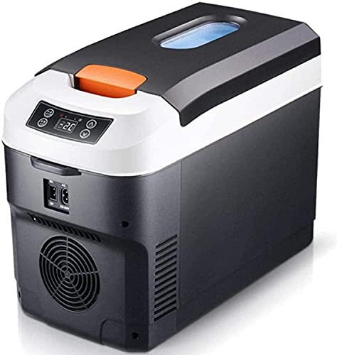 Mini Voiture Réfrigérateur, 10 Litres Dual-Core De Réfrigération Mini Portable Compresseur Réfrigérateur Congélateur Chambre Température Minimale, Caravane, Bureau