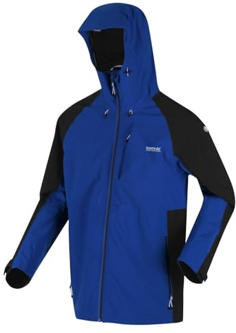 Regatta Mens Britedale Waterproof Jacket Surf Spray/Black 3XL