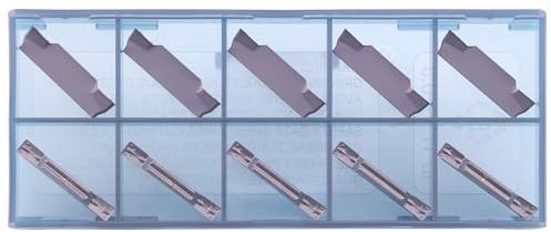 MGMN300 Inserti per Scanalatura in Carburo di Tungsteno 3 mm,PVD 10pezzi | Rivestimento PVD per Acciai Inox Troncatura e Lavorazioni ad Alta Velocità