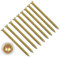 TERF Concrete Screws 7.5 X 110mm Torx Drive Flat Countersunk Head Use Without Plug For Brick Hollow Block Natural Stone Window Frame Door and General Joinery - Pack of 25, Zinc Yellow