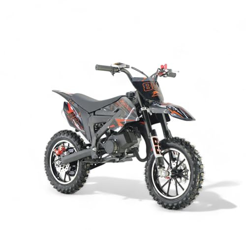 KXD 701A/706A/708A/705A 49cc 2Takt 4Takt Dirt Cross Pocket Enduro Dirtbike Motocrossbike Motocross Motorrad Cross 49ccm Vorderrad (orange, KXD 706A 49ccm 2Takt Pro 88)