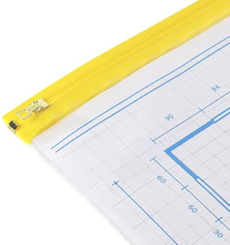 SPRINTIS Planschutztaschen A1 mit Gleitverschluss im 10er Set, wetterfeste, schmutzabweisende und transparente Planschutztaschen (DIN A1)