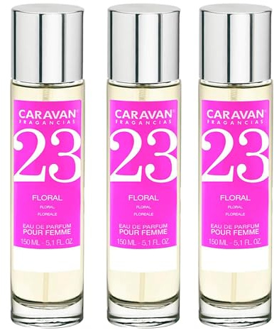 3 x Caravan Damenduft, Nr. 23, 150 ml.