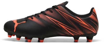 Puma ATTACANTO FG/AG, Männlich Fussballschuh, Puma Black-Glowing RED,