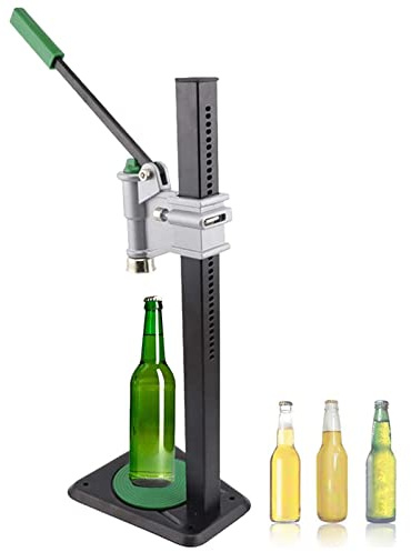 ZJFJMBD Flaschenverschließer-Werkzeug – manueller Tisch-Flaschenverschließer für Heimbraugeräte, Kronenverschließer, Verschließmaschine, Flaschenverschließer – passend für 26–29 mm Verschlüsse