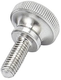 Flachkopfschrauben, Rändelkopfschrauben, GB834 Rändelkopf-Rändelschraube M2 M2,5 M3 M4 M5 M6 M8 M10 Metrische hohe Kopfschrauben zur manuellen Einstellung (Größe: M10 x 20 mm, 1 Stück) (Size : M2.5x4