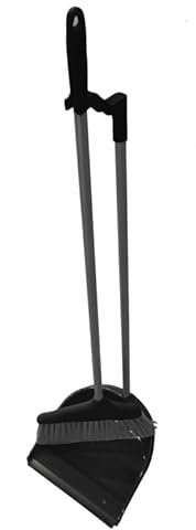 ABENA Set di scopa e paletta con manico lungo | Set di paletta e spazzola alti 84 cm | Adatto per l'uso come scopa da cucina, spazzola per pavimenti, spazzola per spazzare interni, spazzatrice e molto