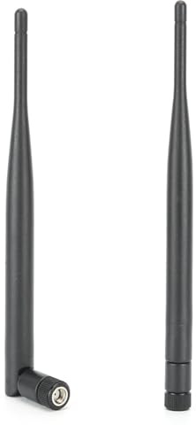 Antena WiFi SMA de Alta Ganancia 6dBi para Router Dual Band 24G/5G, Señal Estable y Fuerte, Conector Práctico, Fácil Instalación, Compatible con Dispositivos Inalámbricos