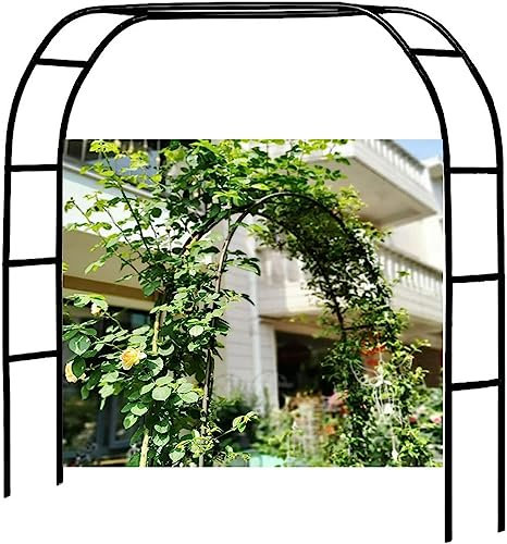 Arche de jardin en métal de 3 m de large, résistante aux intempéries, cadre d'arche de mariage robuste pour décoration de jardin, support d'arche blanc, 3 m x 2,2 m de hauteur