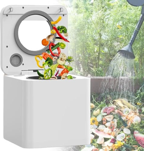 vnmudzeo Composteur De DéChets De Cuisine Intelligent pour La Maison, RéDuction du Volume des DéChets Jusqu'à 90%,220V