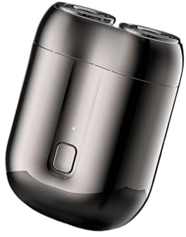 Rasoio elettrico a doppia testa Aggiornamento Pocket Shaver Rasoi USB per gli uomini Lavabile Ricaricabile Elettrico