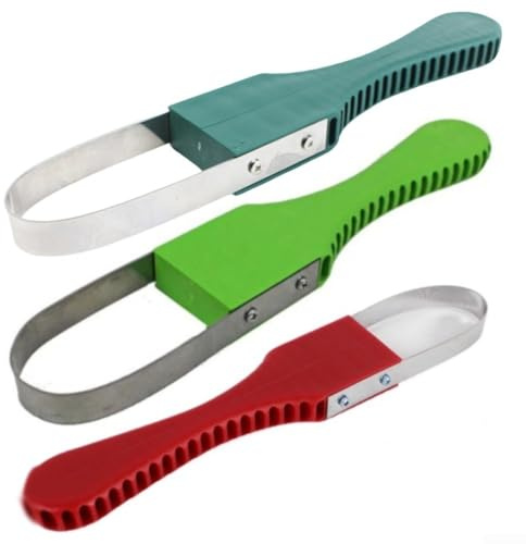 Garden Bandit - Herramienta de desbrozadora manual ligera y eficiente para el cuidado del jardín (ladrillo en rojo)