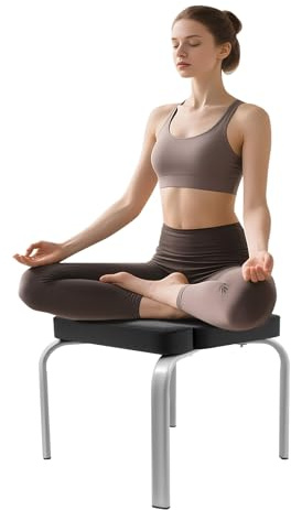 TONFEION Kopfstandhocker Yoga, Hocker Kopfstand Yoga bis 100kg, Hochwertiger Yoga Inversion Bank, Kopfstandstuhl abnehmbare Montage, für Meditationsbank, Plank-Unterstützung, Ermüdung Entlasten