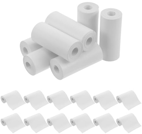 LOORGVEL Ricarica 20 Pezzi Carta Termica 57X25 MM per Macchina Fotografica Istantanea Carta per Stampante Fotografica Portatile Resistente allo Sbiadimento per Viaggi e Feste Familiari