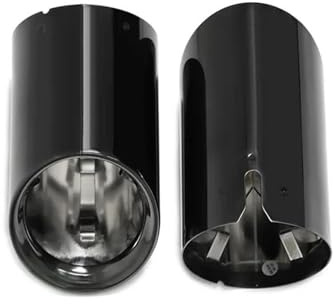 Terminali Scarico In Acciaio Inossidabile Copri Silenziatore Per G22 G26 420i 430i G20 G21 320i 330i 330e 2019-2022 SOLO Pre-LCI Silenziatore Tubo Coda(Black)