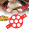 Molde De Silicona Antiadherente Para Panqueques, Tortillas y Huevos Con 7 Orificios De Queso. ¡Fabrique fácilmente deliciosos desayunos de aspecto profesional!
