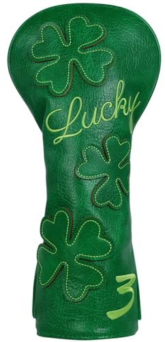 Golf Headcovers Golf Club Head Covers Four Leaf Clover Good Luck Charm