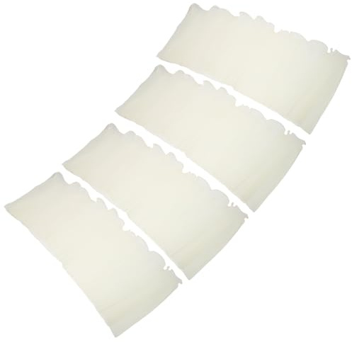 STOBAZA 4 Stück Blumenverpackungsnetz 28cm X 4m mit Wellenrand Halbtransparentes Geschenkpapier für Blumensträuße Luftdurchlässiges Selbstgemacht Bastelnetz für Hochzeit Geburtstag